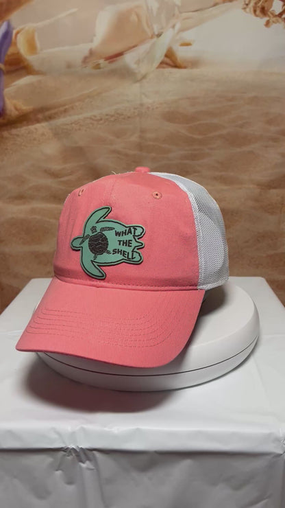 What the Shell Leather Patch Hat
