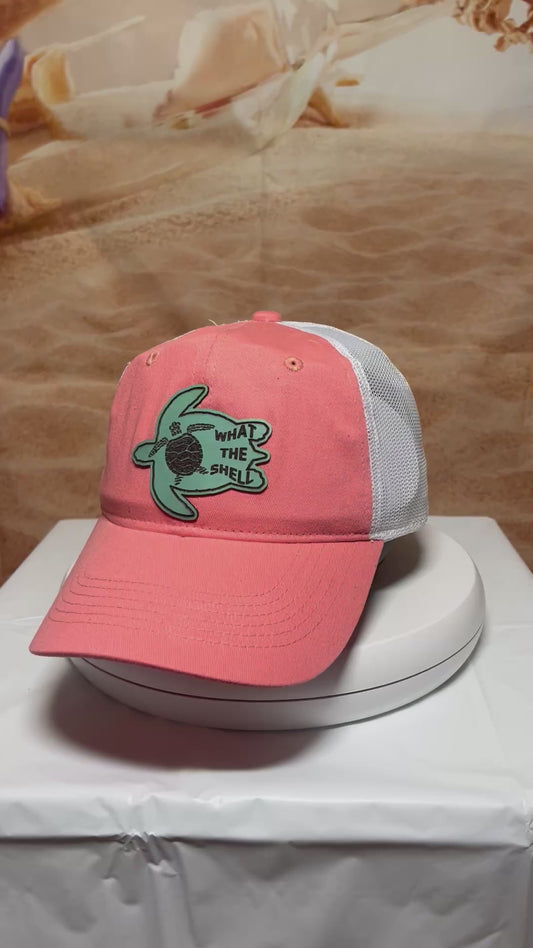 What the Shell Leather Patch Hat